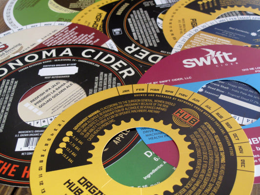 Full Color Custom Printed Keg Collars