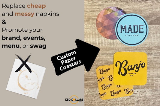 Replace Napkins with Branded Paper Coasters – Here’s Why