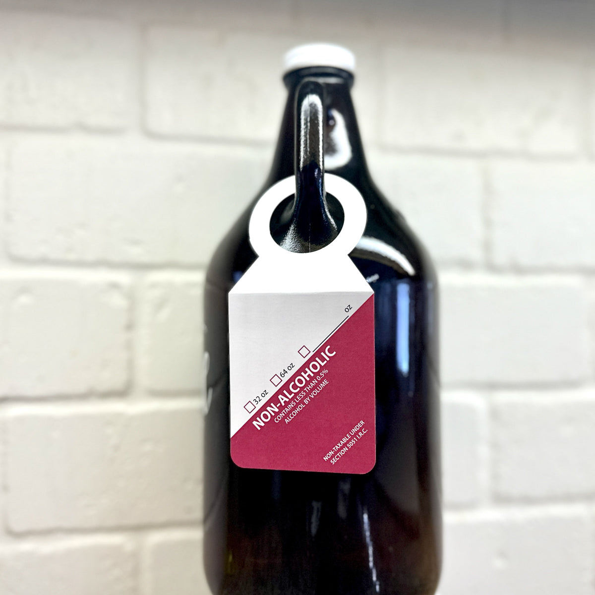 Non-Alcoholic Party Punch Red Growler Tag
