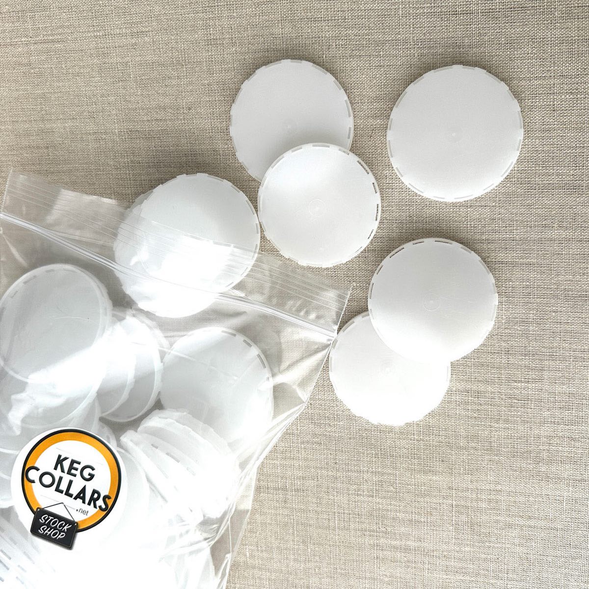 Clear Keg Caps