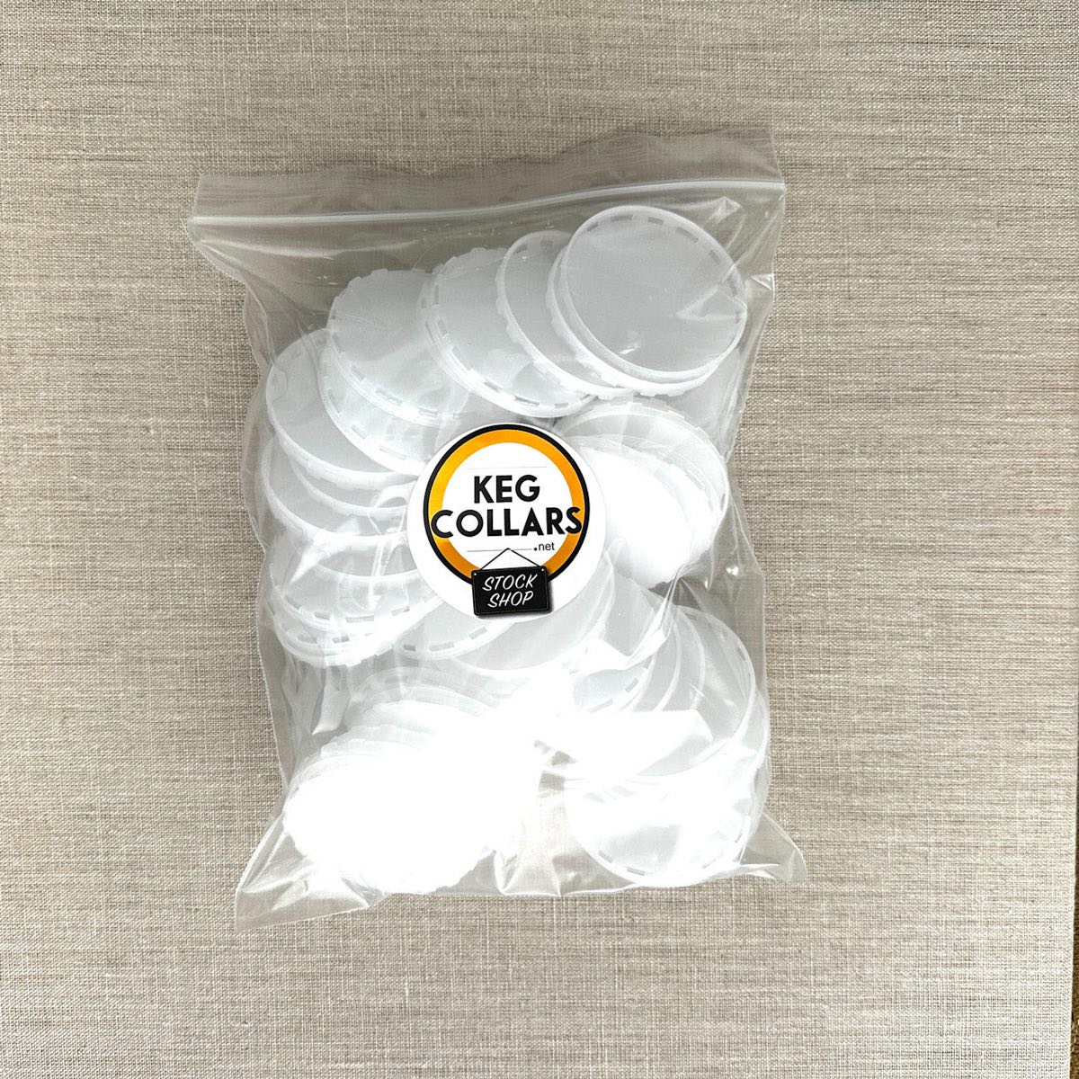 Clear Keg Caps