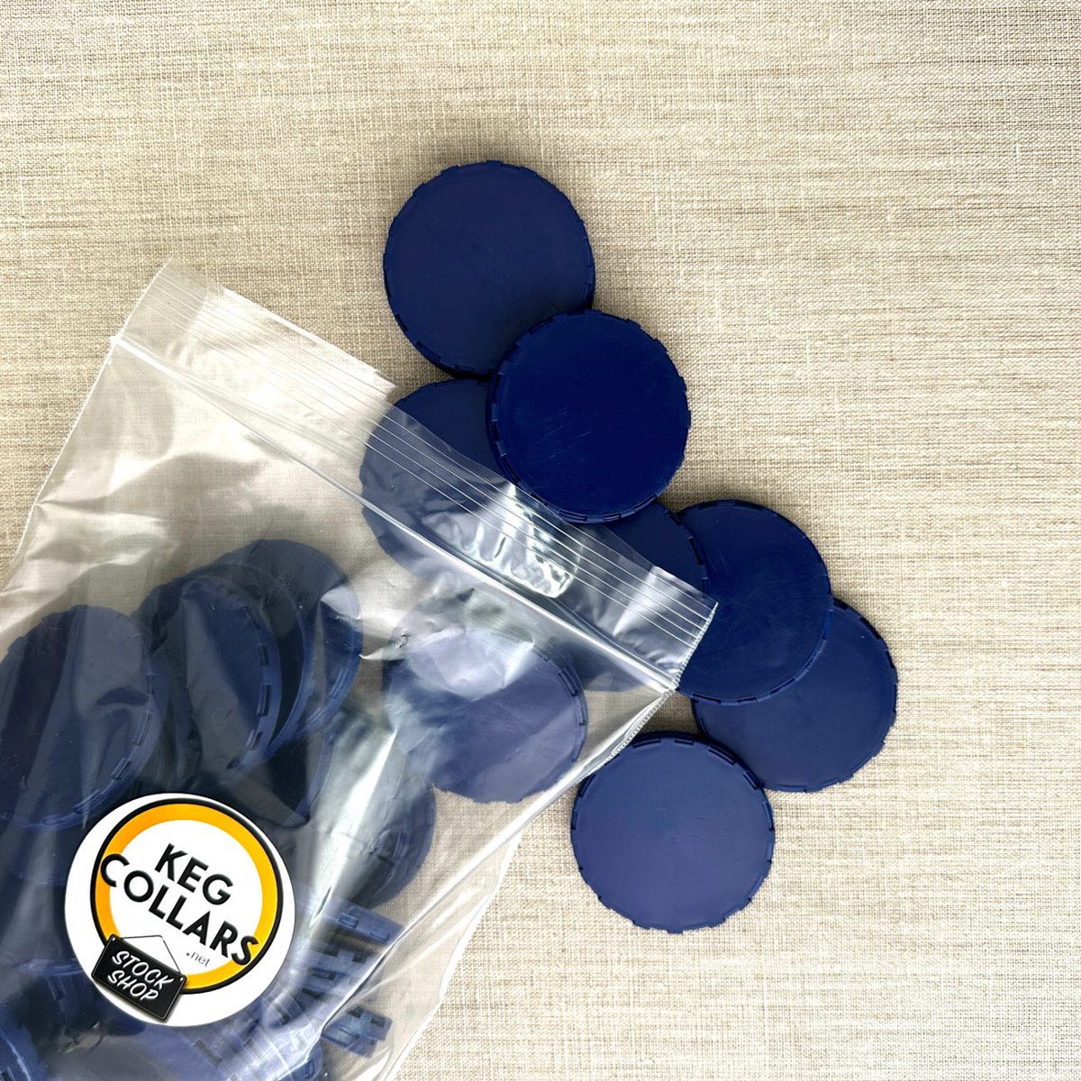 Navy Blue Keg Caps