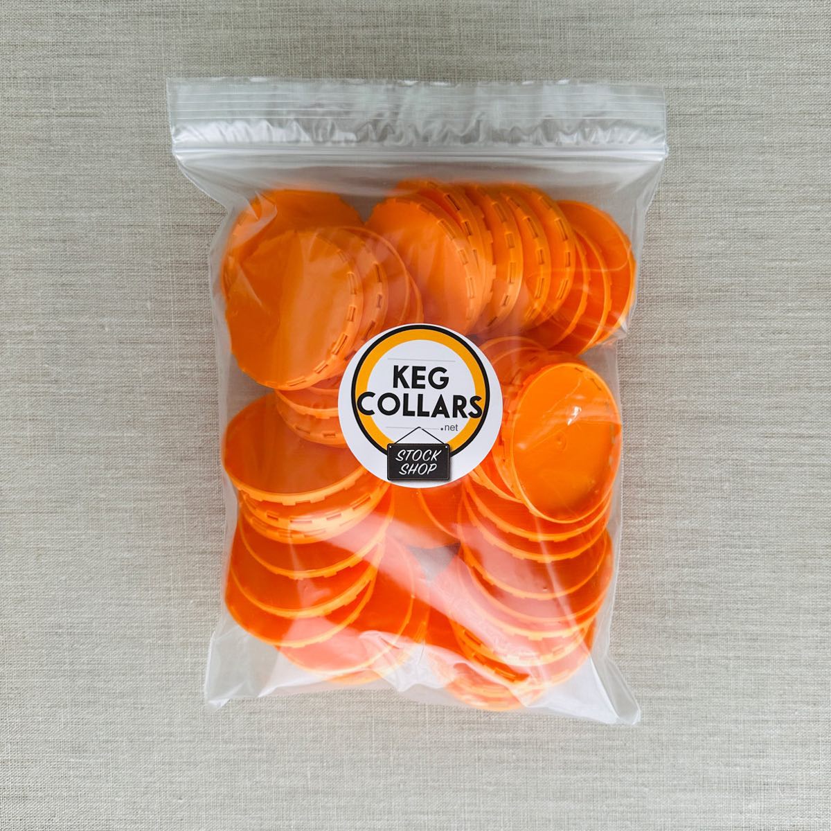Orange Keg Caps