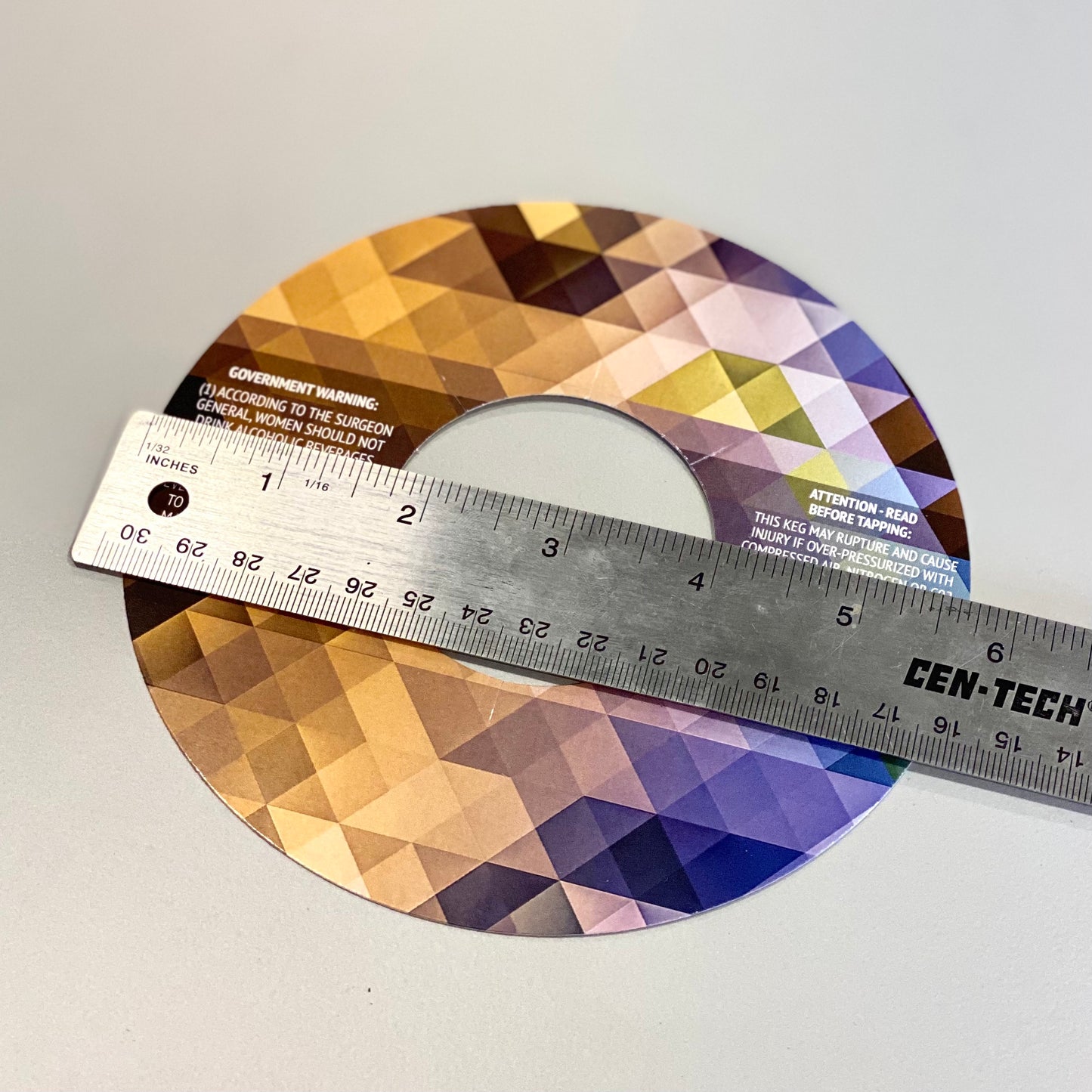 Eco-Size Geometric Keg Collars