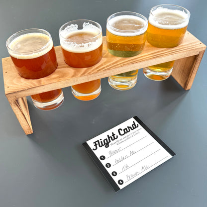 4" x 3.5" Tasting Flight Cards