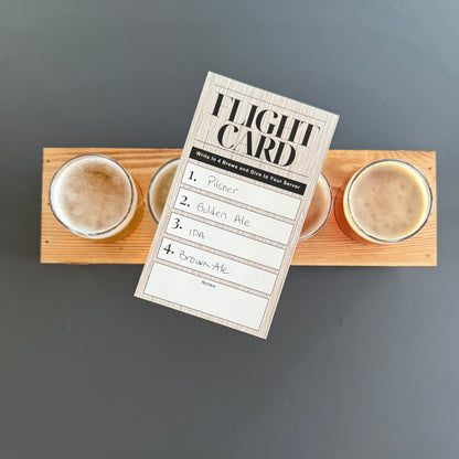 3.5" x 6" Tasting Flight Cards