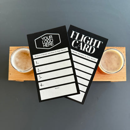 3.5" x 6" Tasting Flight Cards