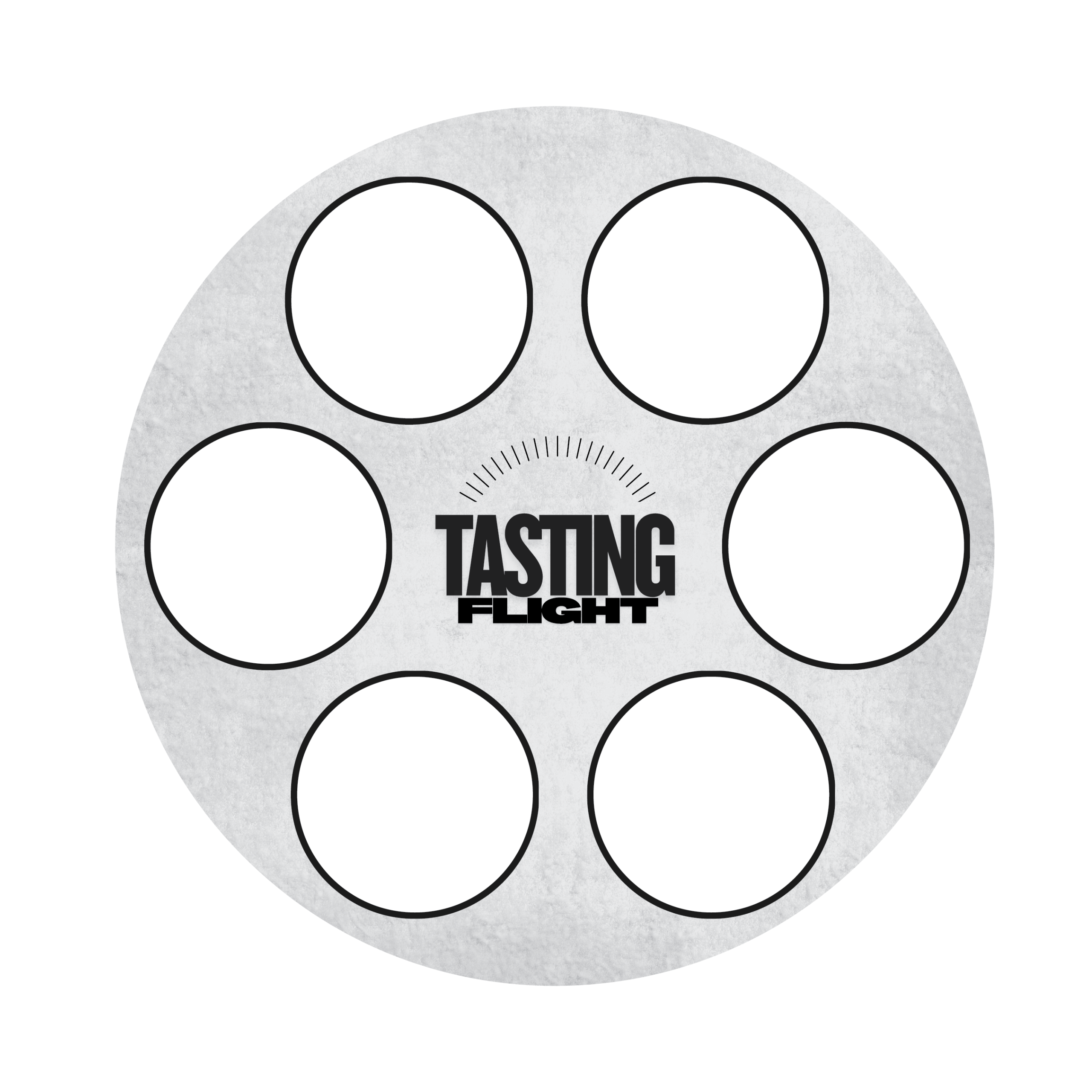 Tasting Flight Stock Cards 7 Inch Round – Keg Collars Network