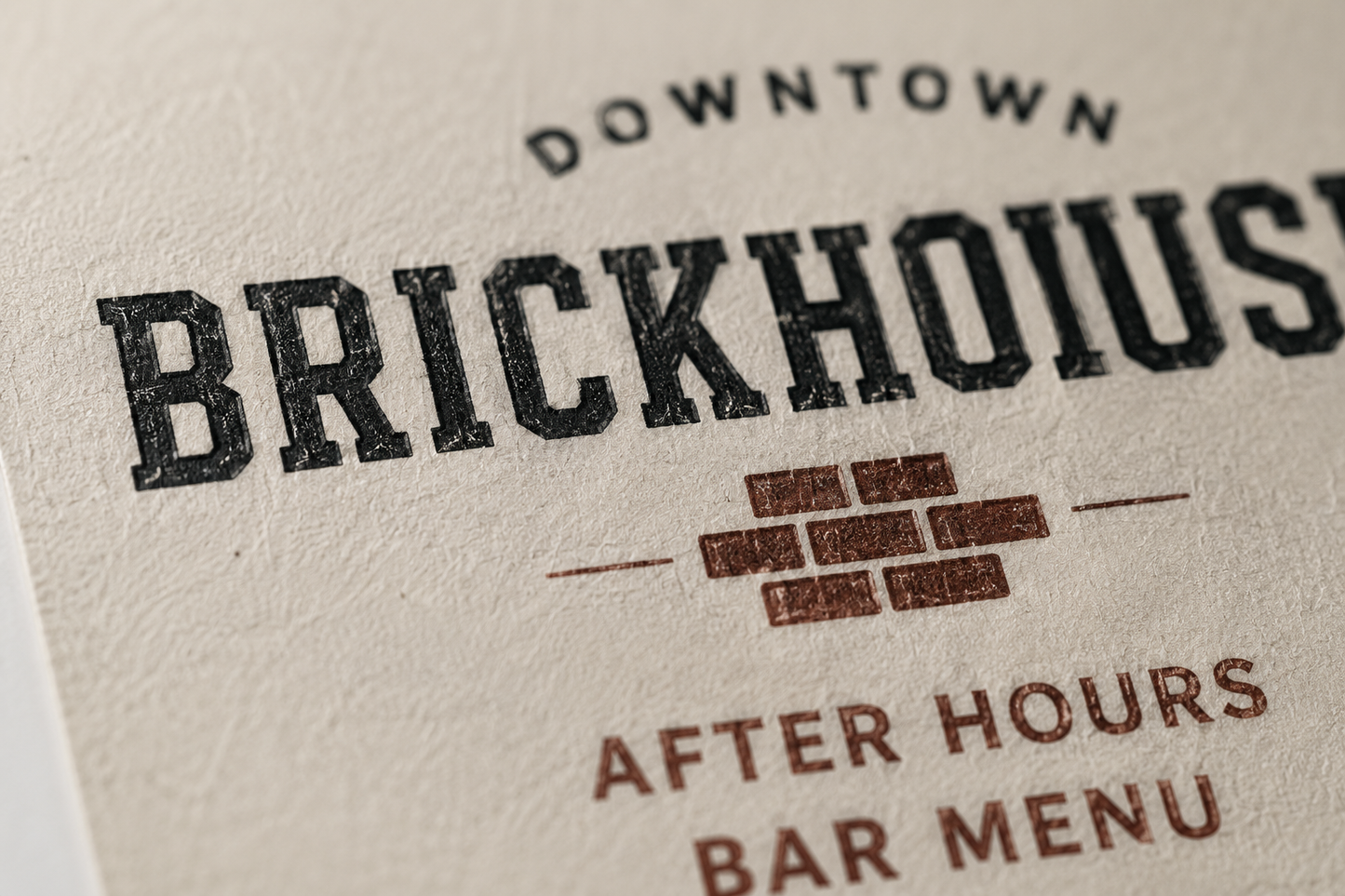 Custom Drink Menus