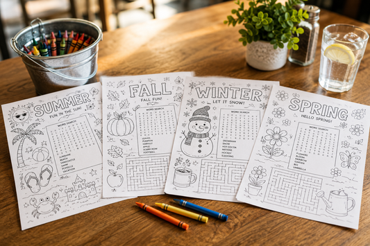 Kids Activity Sheets