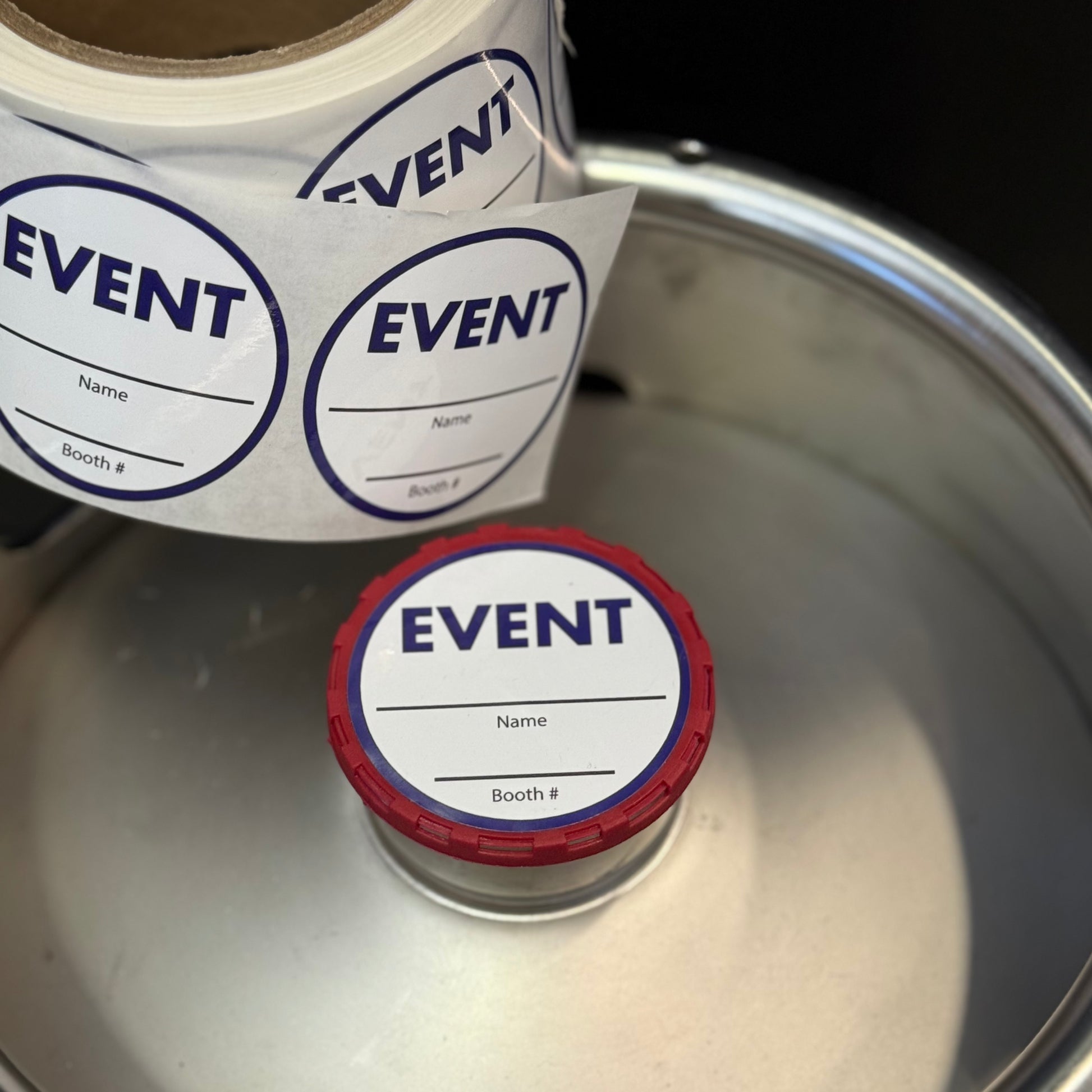 Kerg Stickers 2.25x2.25 Inch Keg Cap Sticker Label – Keg Collars Network