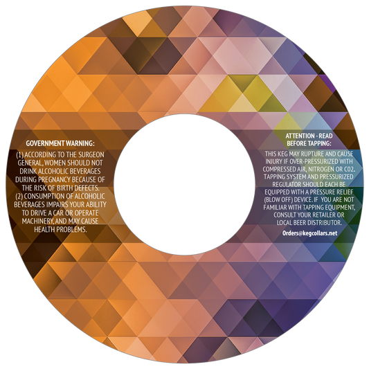 Eco-Size Geometric Keg Collars