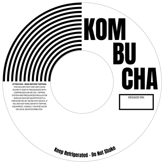 Kombucha White Eco 5.6875" Keg Collars
