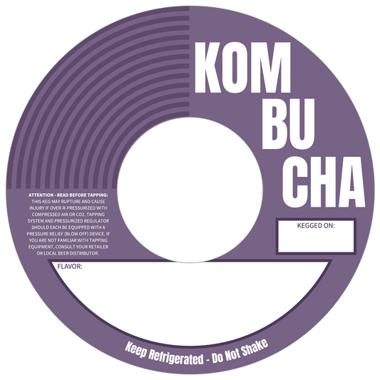 Kombucha Purple Eco 5.6875" Keg Collars