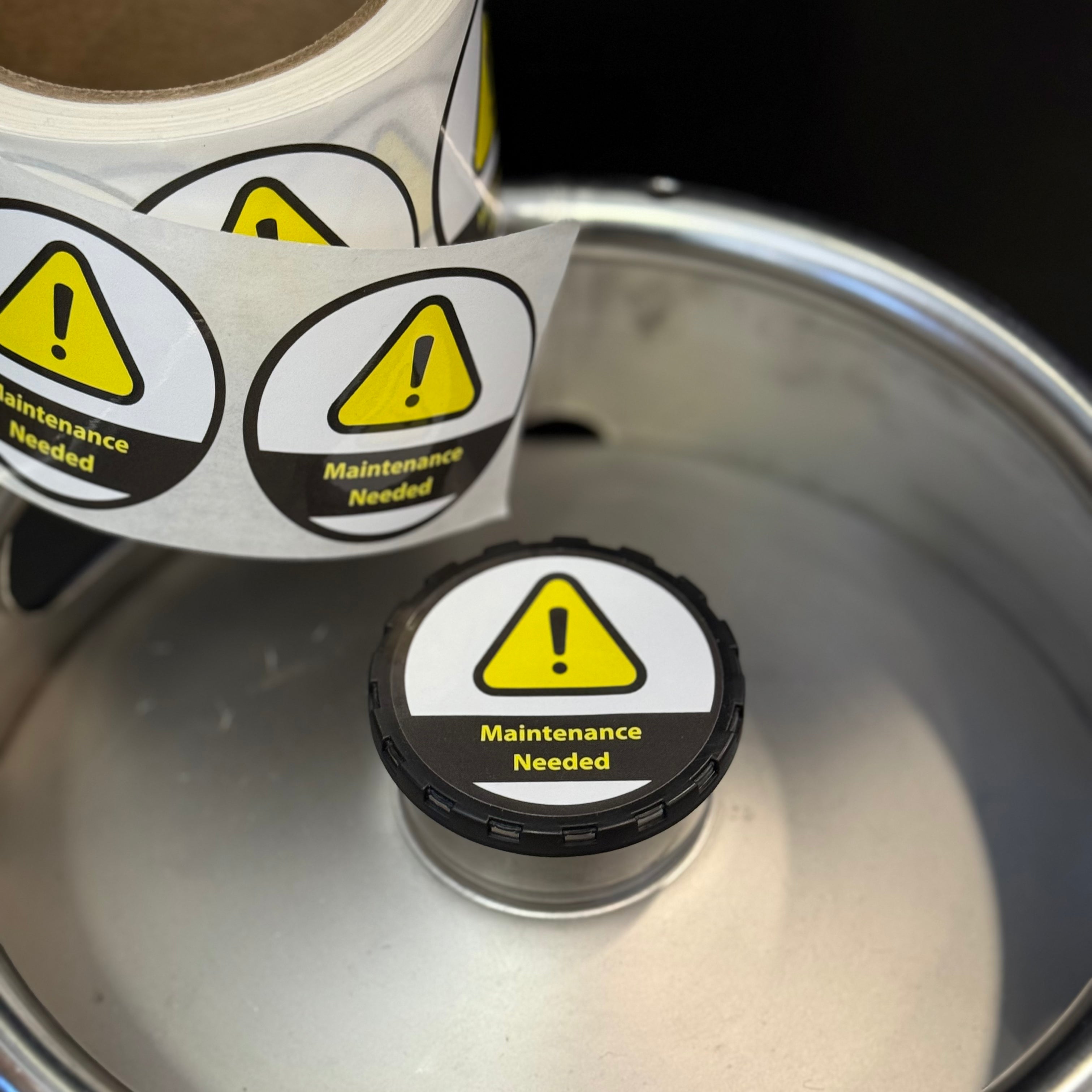 Kerg Stickers 2.25x2.25 Inch Keg Cap Sticker Label – Keg Collars Network