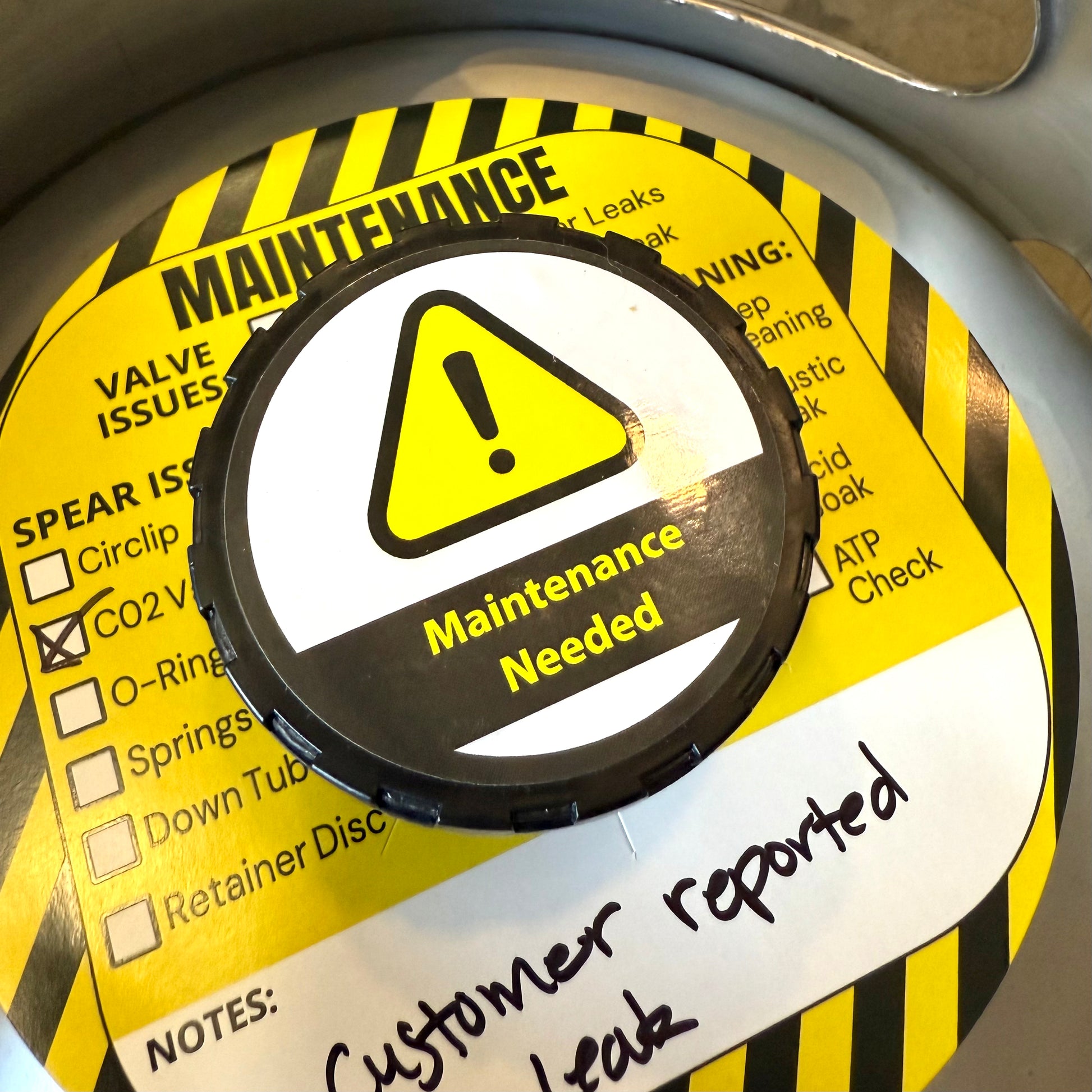 Kerg Stickers 2.25x2.25 Inch Keg Cap Sticker Label – Keg Collars Network