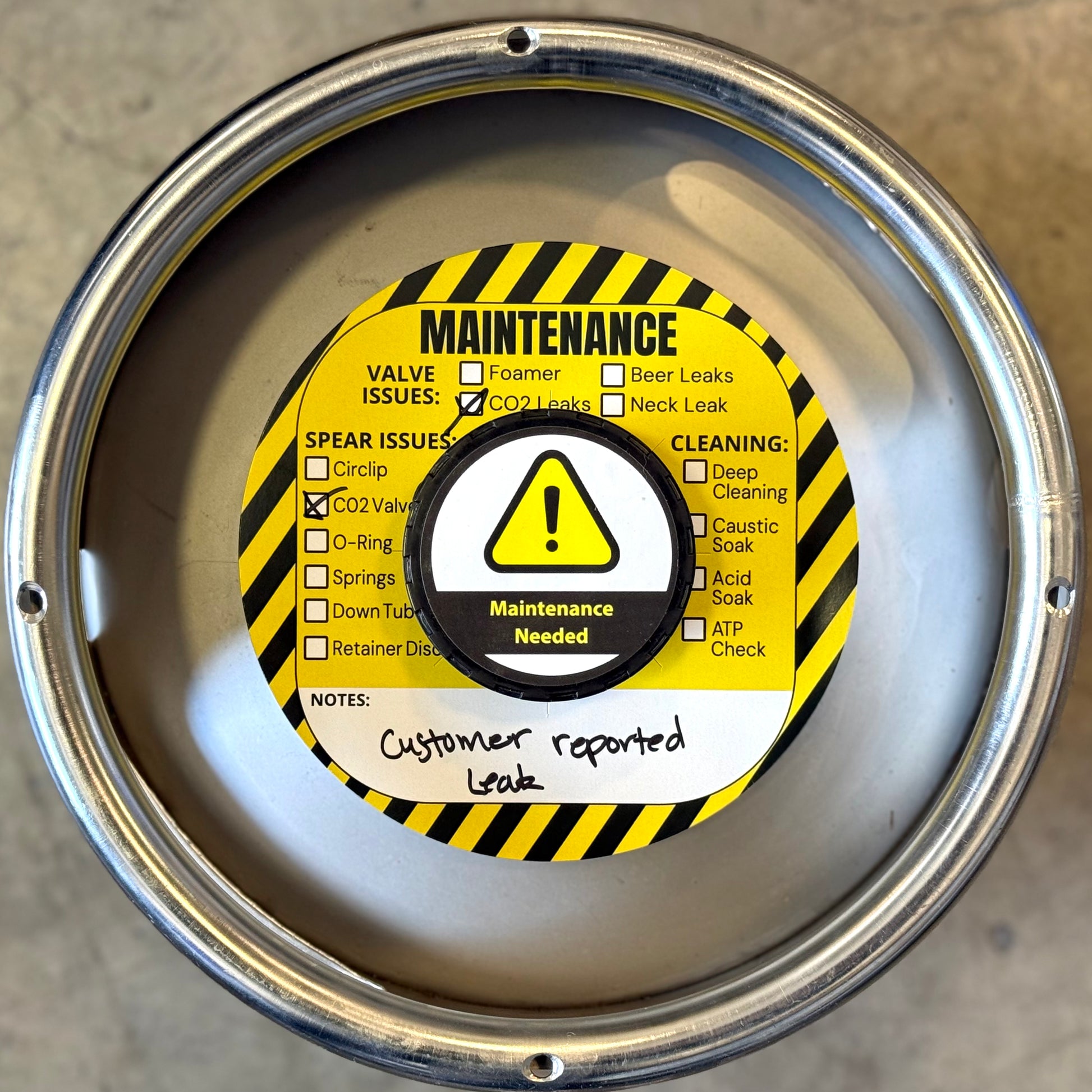 Kerg Stickers 2.25x2.25 Inch Keg Cap Sticker Label – Keg Collars Network
