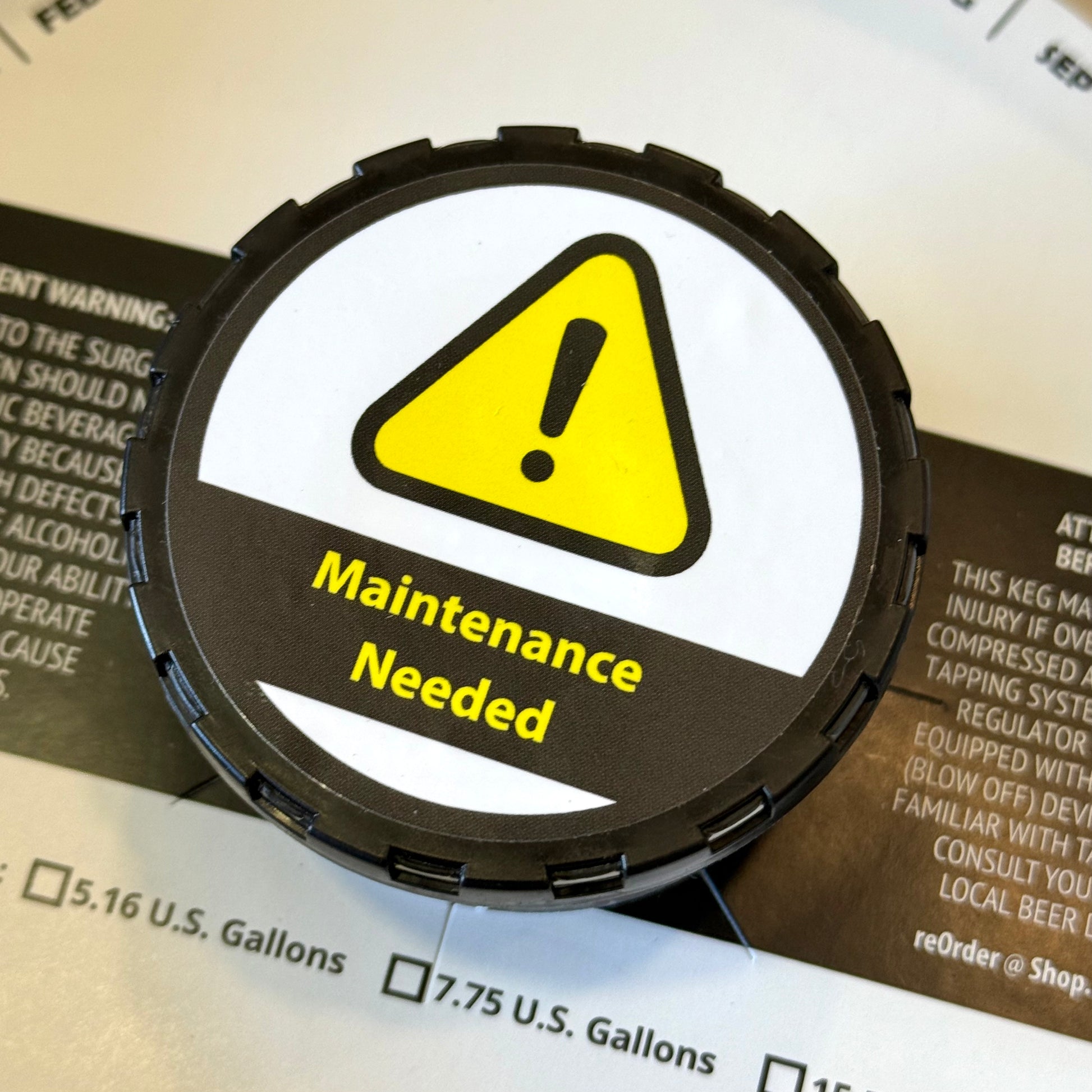 Kerg Stickers 2.25x2.25 Inch Keg Cap Sticker Label – Keg Collars Network