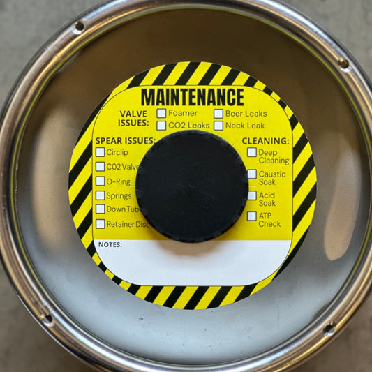 Maintenance Checkboxes Yellow Collar