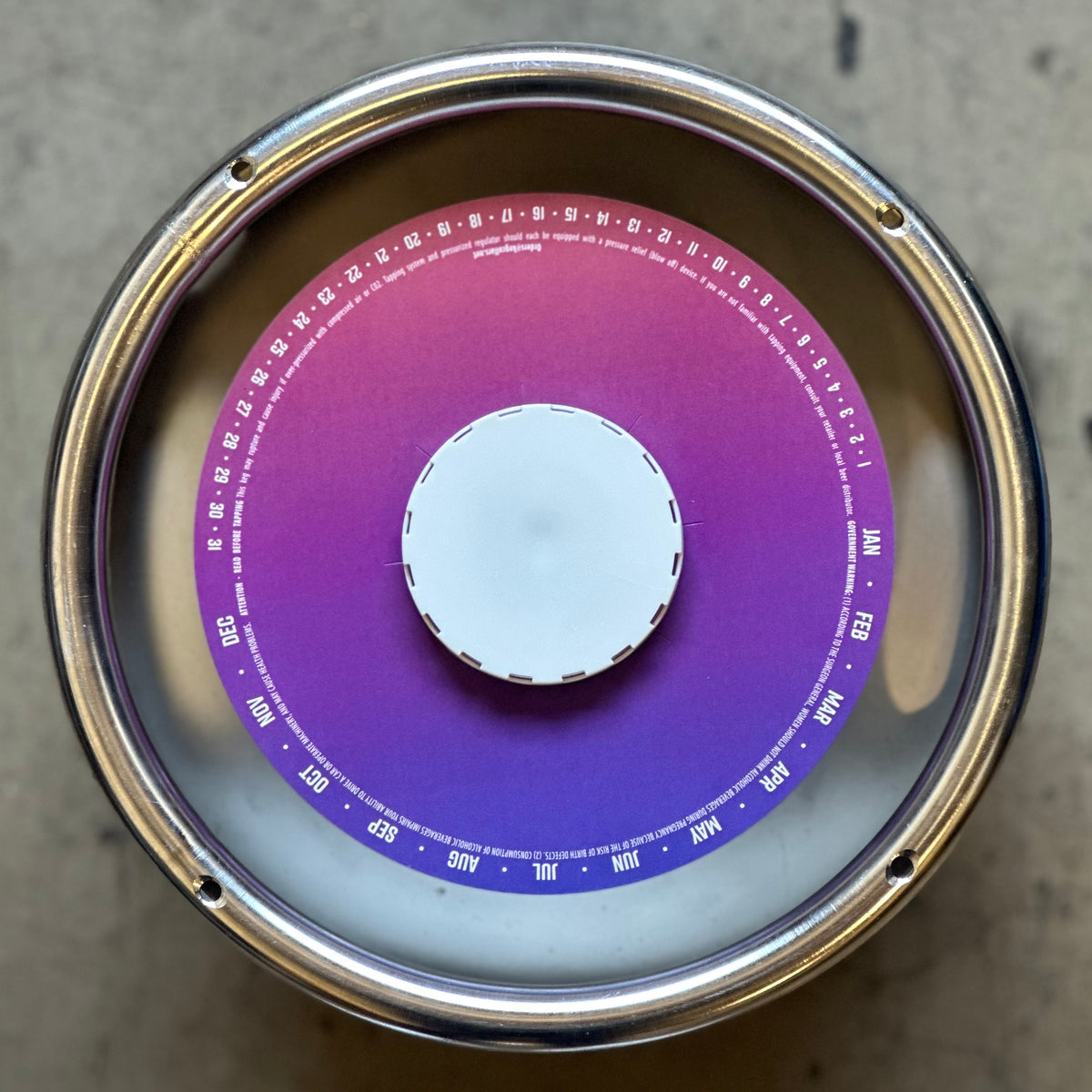 Purple-Pink Gradient 6.5 Inch Keg Stock Collars – Keg Collars Network