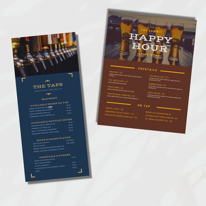 Custom Drink Menus