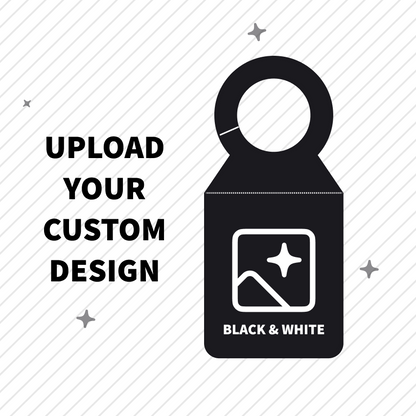 Growler Tag Black and White Custom Design