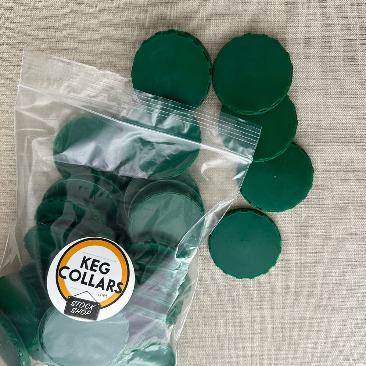 Dark Green Keg Caps