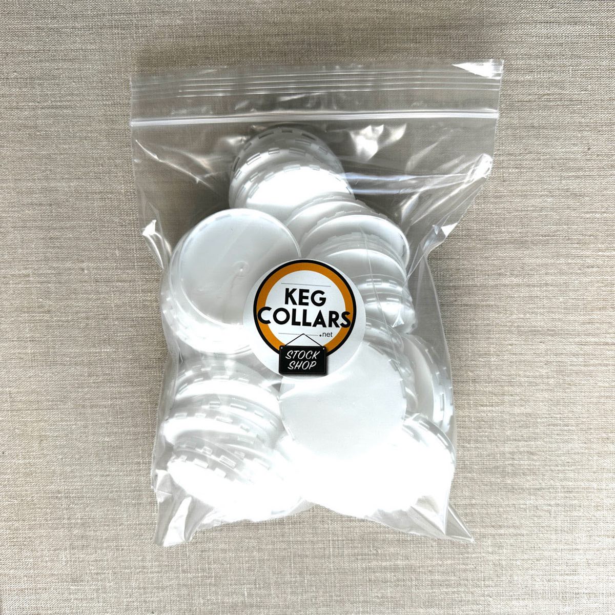 White Keg Caps