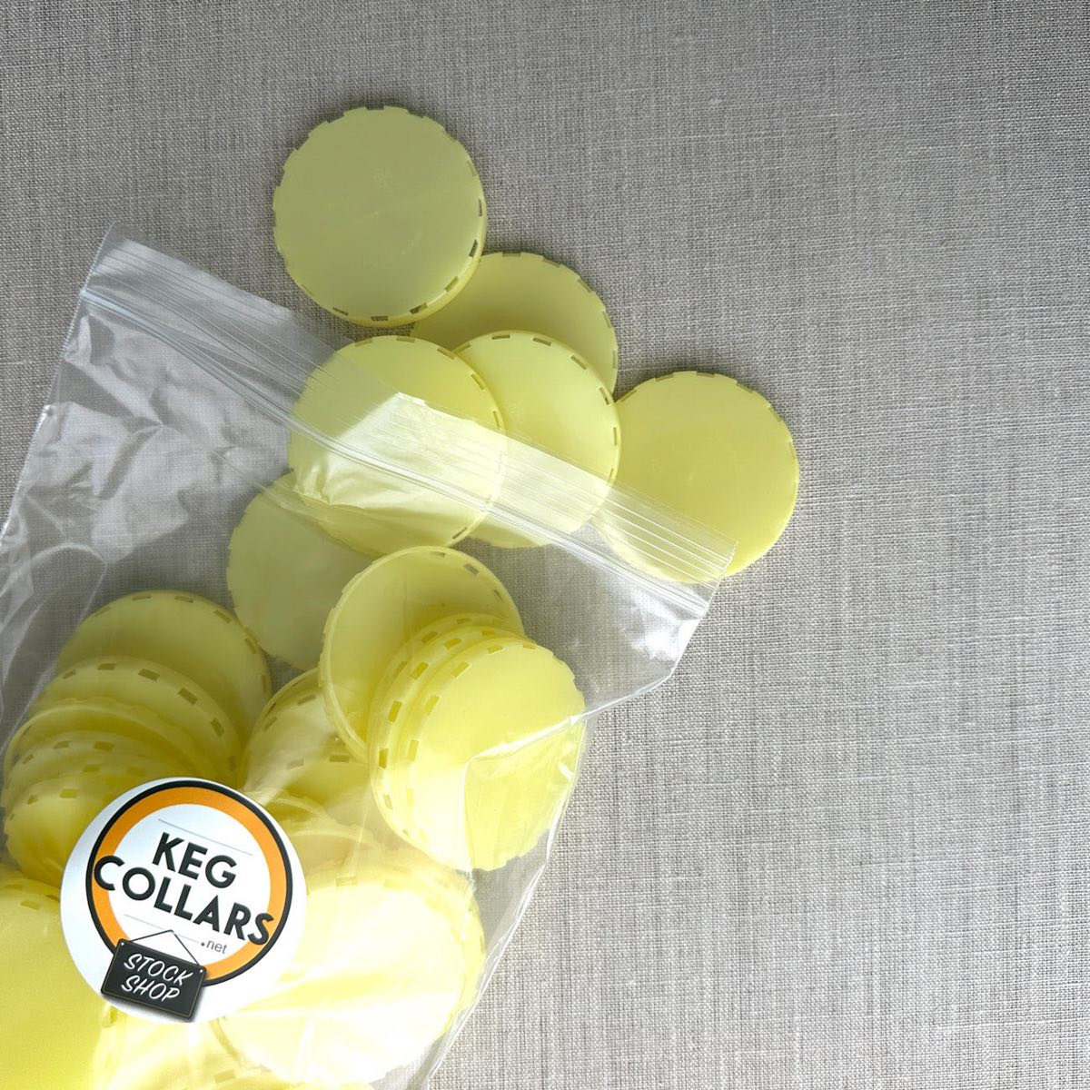 Yellow Keg Caps