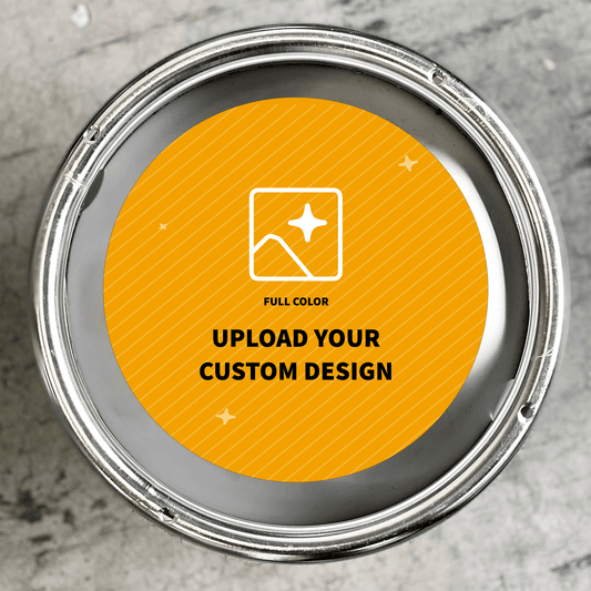 7 Inch Round Keg Collar Full Color Custom Design