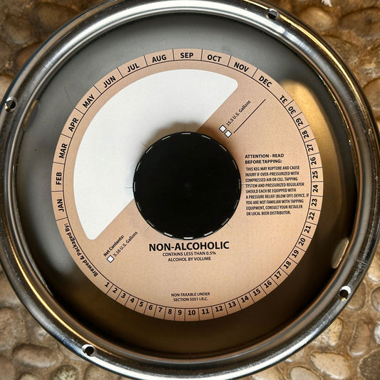 Non-Alcoholic Brown 6.5" Keg Collars