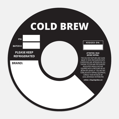 Cold Brew Black Keg Collars