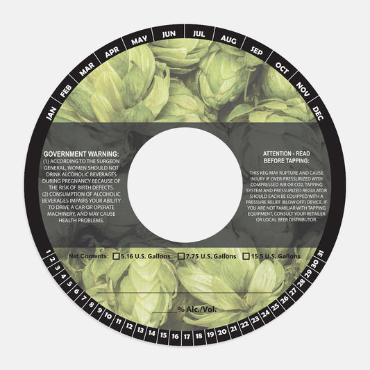 Green Hops Keg Collars