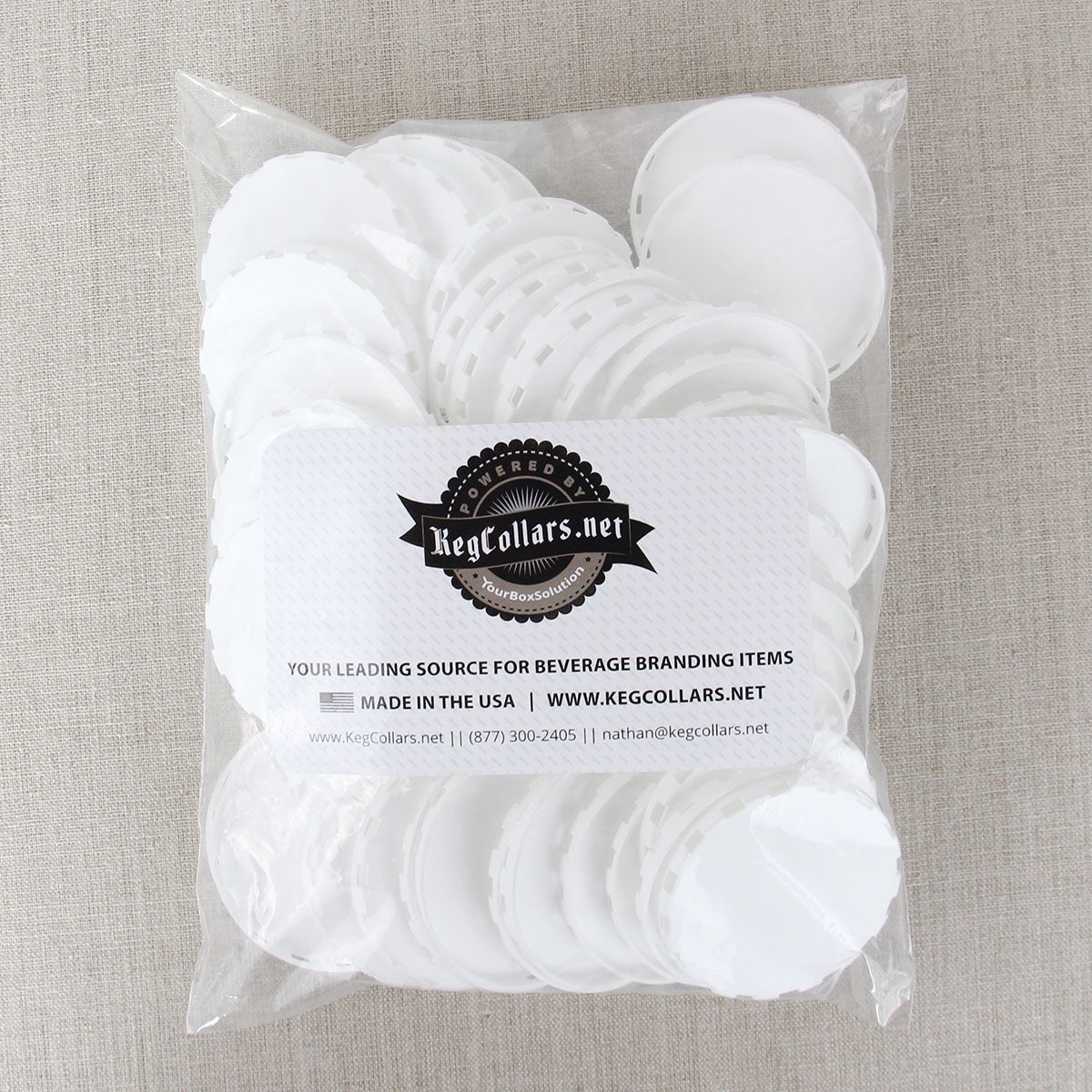 White Keg Caps