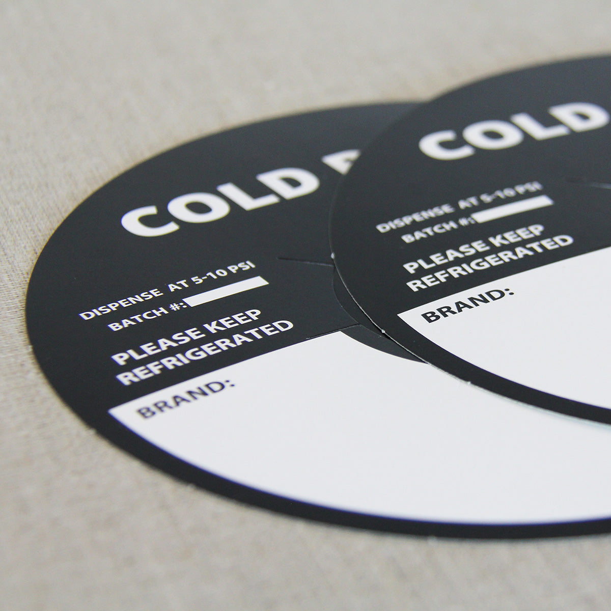 Cold Brew Black Keg Collars