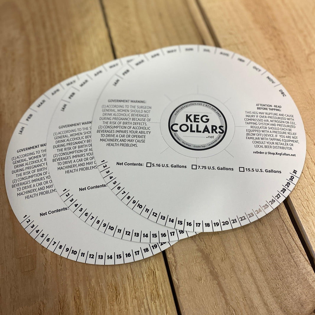 Keg Tags Custom Keg Collars, Keg Wraps, Keg Caps, Growler Tags, and Coasters ...